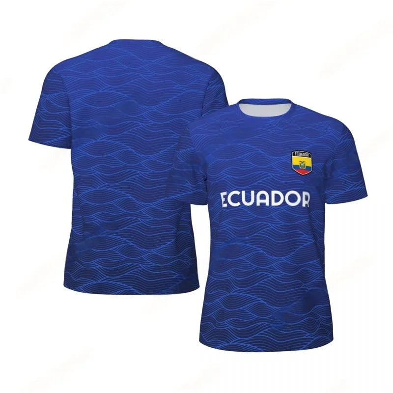 Ecuador Home Jersey Minimalist Design