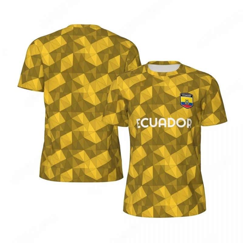 Ecuador Home Jersey Minimalist Design