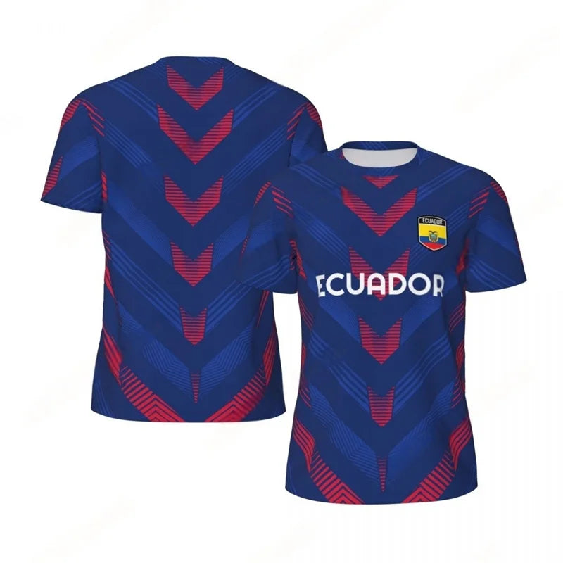 Ecuador Home Jersey Minimalist Design