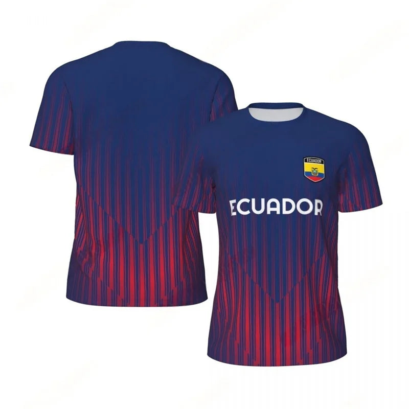 Ecuador Home Jersey Minimalist Design