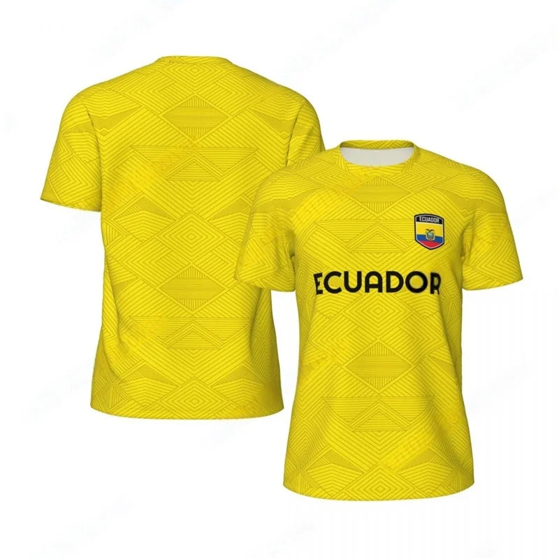 Ecuador Home Jersey Minimalist Design