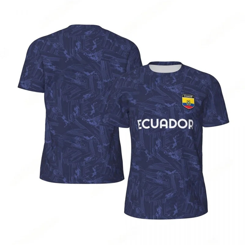 Ecuador Home Jersey Minimalist Design